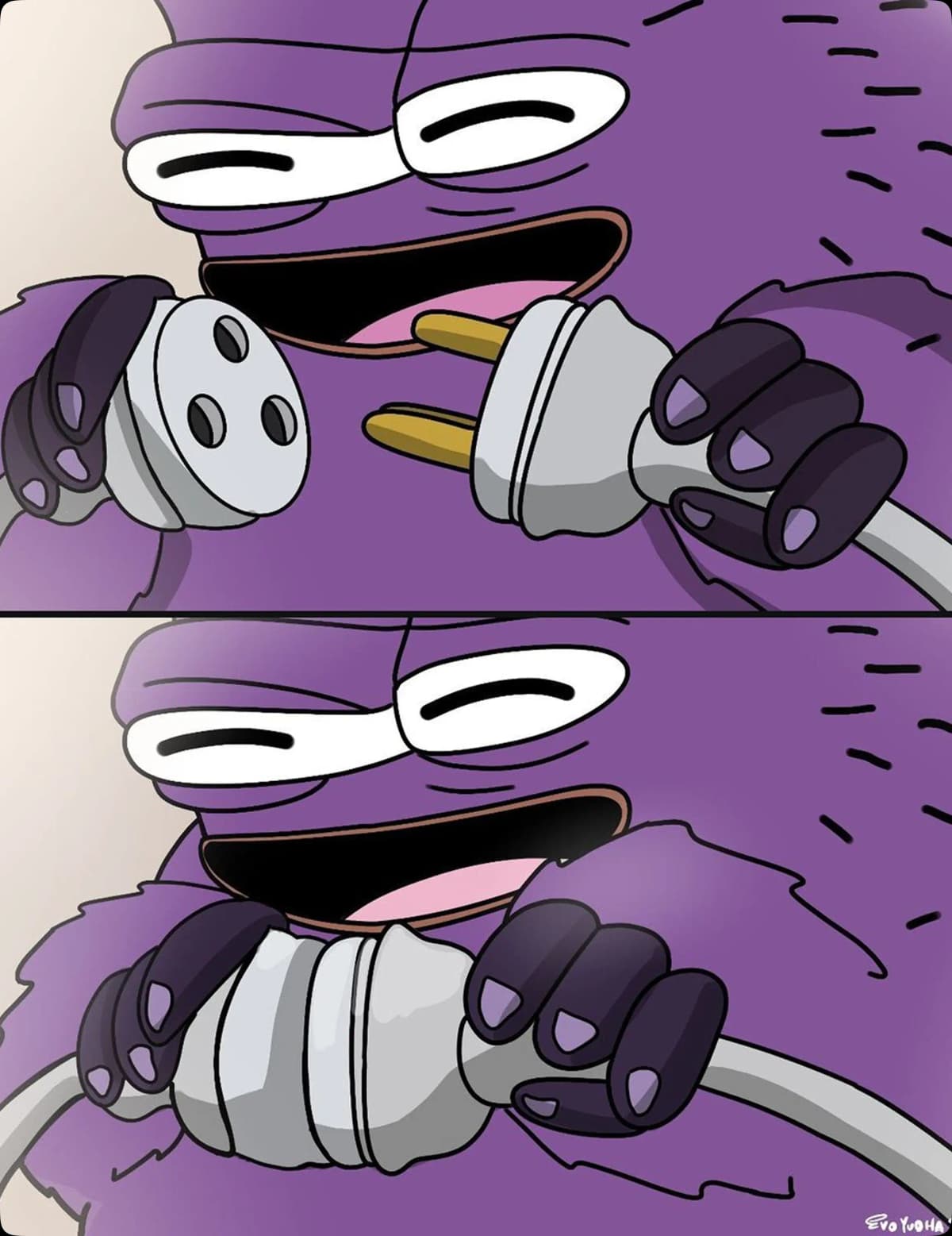 Molandak plugging things